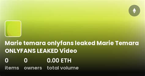 marie temara leaked|Marie Temara Leaked